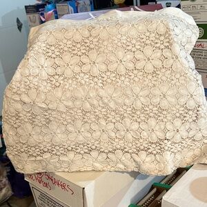 LOFT Floral Lace Skirt